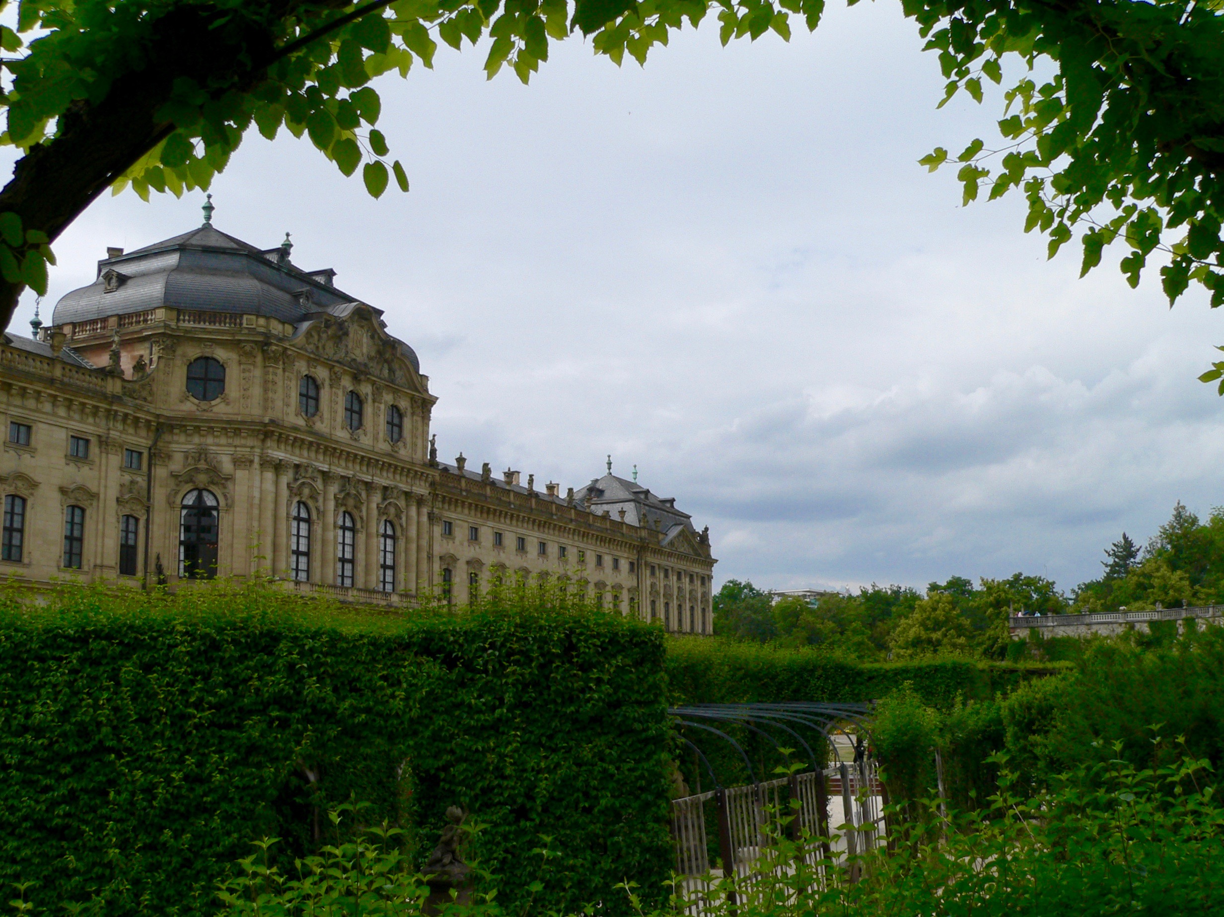 Gartenansicht der Würzburger Residenz. | Foto: B. Schneider