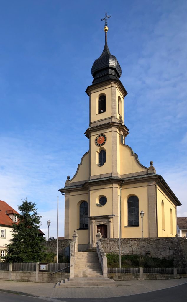 Die Pfarrkirche von Michelau ist ein Bauwerk Balthasar Neumanns. | Foto: B. Schneider